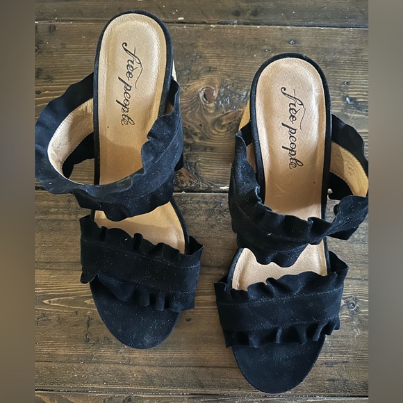 Free people Rosie ruffle heel - Picture 3 of 6